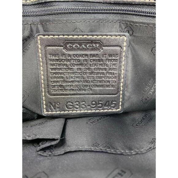 Coach Black Medium Leather Handbag - Picture 10 of 10